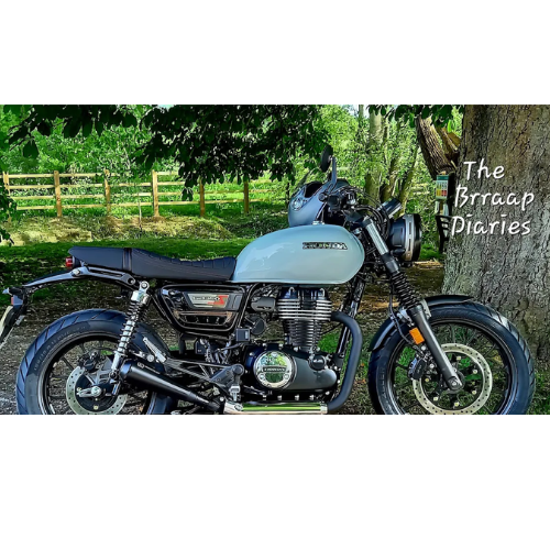 Ironhead Conical Black Silencer Honda GB350S 2025-26