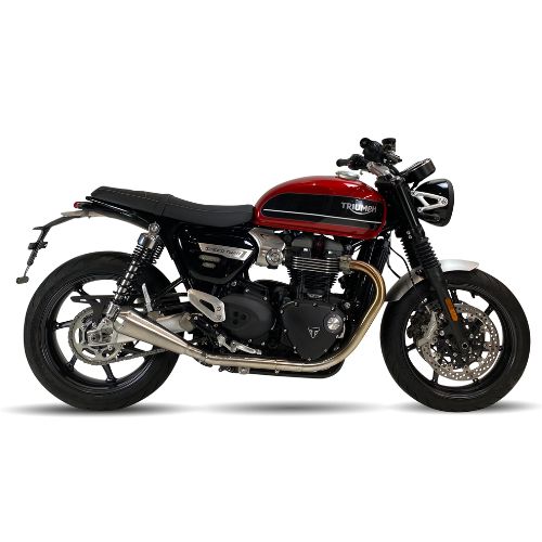 Ironhead OVC11 Conical Inox Silencers Triumph Speed Twin 1200 2019-23
