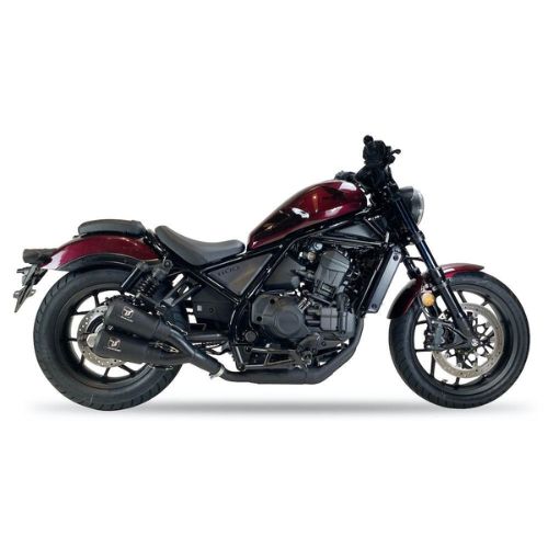 IXRACE Mk2 Dual Black Silencers Honda CMX 1100 Rebel 2021-26
