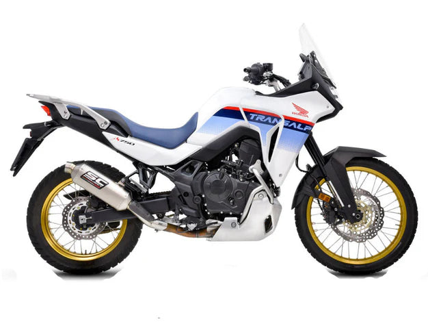 SC Project Rally Raid Exhaust Honda XL750 Transalp 2023-24 - Motorcycle Performance Store