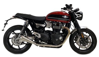 Ironhead Conical Inox Silencers Triumph Speed Twin 1200 2019-24 - Motorcycle Performance Store