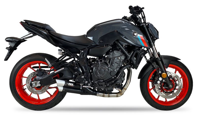 IXIL L3X Black Hyperlow Dual Exit Full System - Yamaha XSR 700 2021-22 - Motorcycle Performance Store