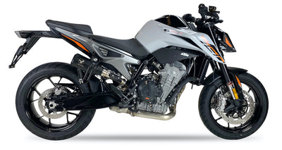 Ixrace MK2 Black Silencer and Decat KTM Duke 790 2023-24 - Motorcycle Performance Store