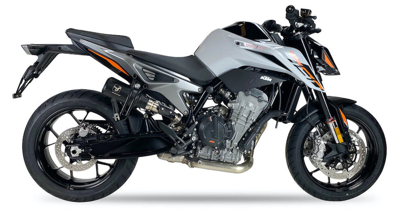 Ixrace MK2 Black Silencer and Decat KTM Duke 790 2023-24 - Motorcycle Performance Store