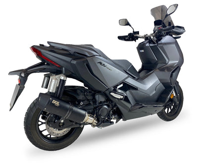 IXIL Black Hexoval Silencer & DNA Air Filter - Honda ADV 350 2022-23 - Motorcycle Performance Store