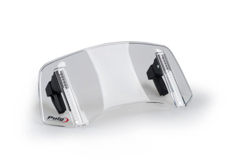 PUIG Multi-Adjustor Extender Visor - Clear - Motorcycle Performance Store