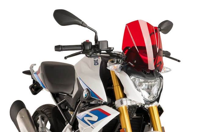 PUIG New Generation Sport Screen BMW G310 R 2016-22 - Motorcycle Performance Store