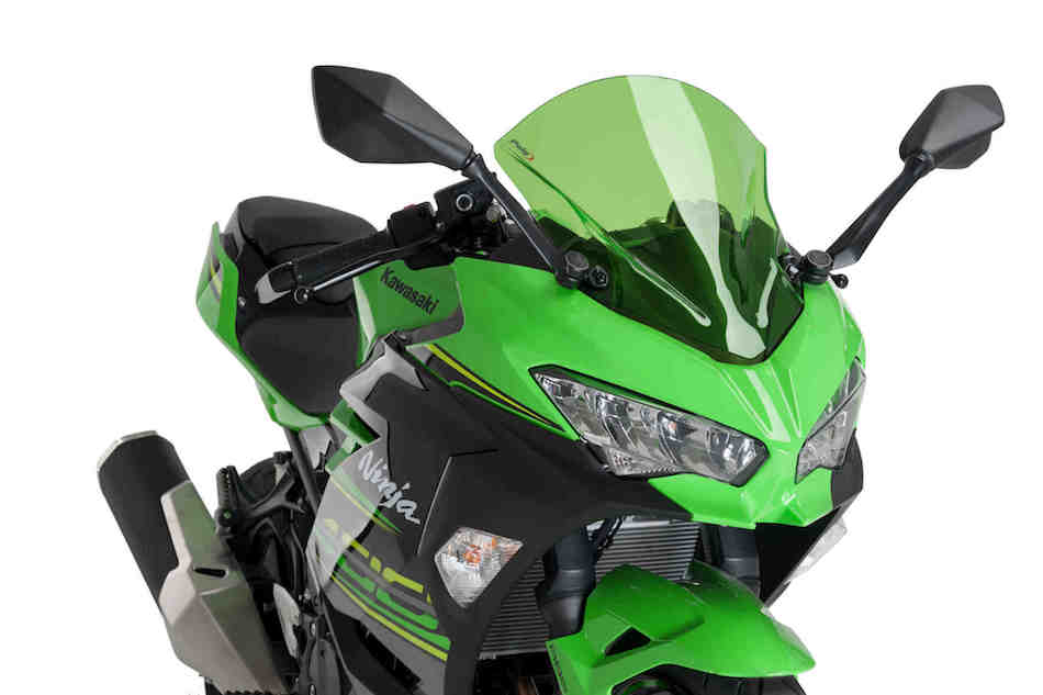 PUIG Racing Screen Kawasaki NINJA 400 2018-24 - Motorcycle Performance Store