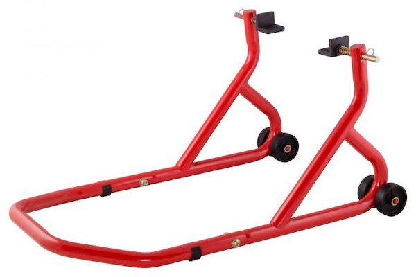 Red 53mm Paddock Stand - BMW R Nine T - Motorcycle Performance Store