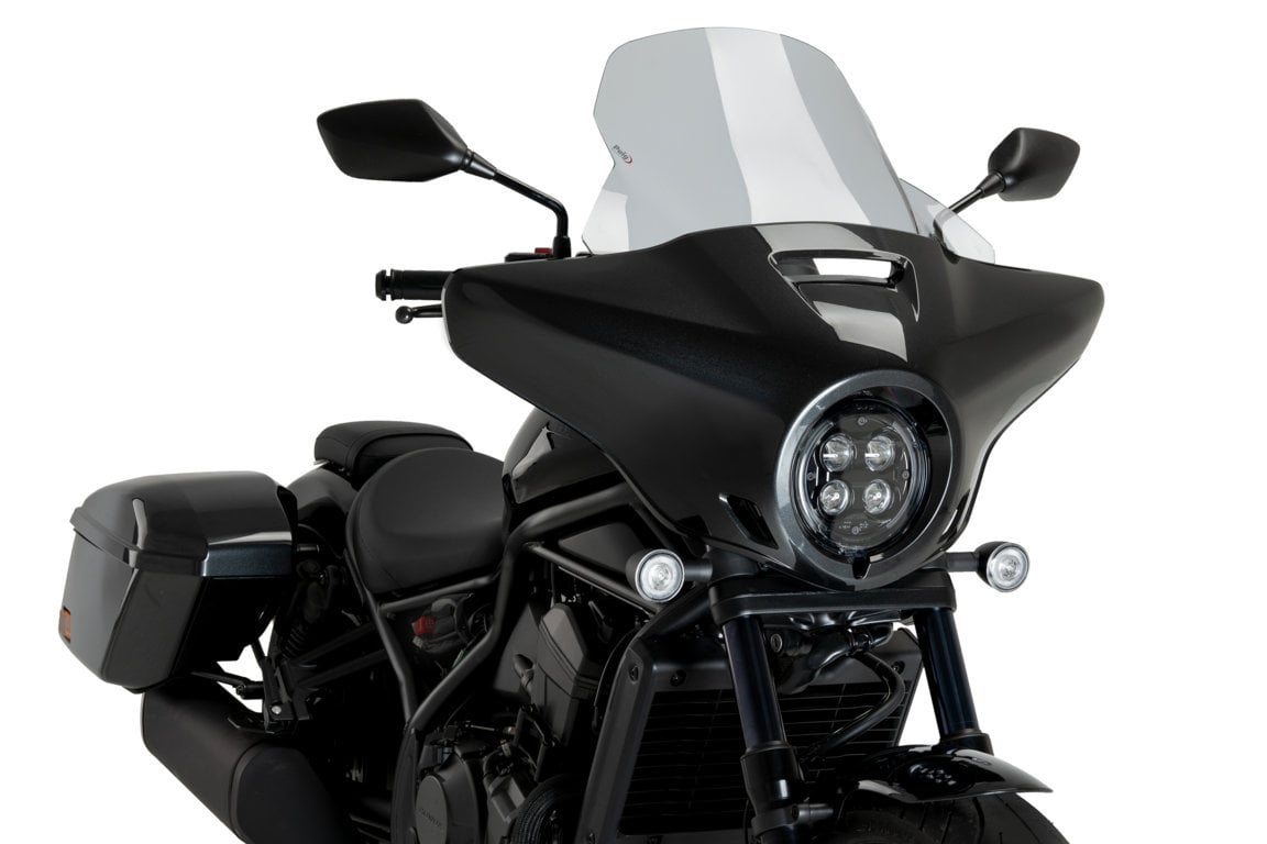 Puig High Road Touring Screen Honda CMX 1100 Rebel T 2023-25 - Motorcycle Performance Store