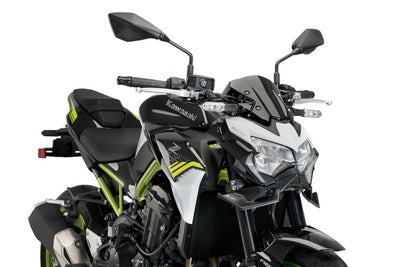 Puig Naked Front Spoiler - Kawasaki Z900 / SE 2020-24 - Motorcycle Performance Store
