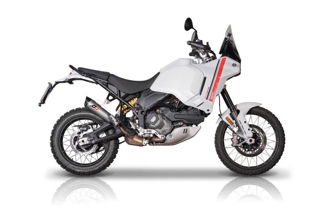 QD Tri Cone Titanium Silencer Ducati Desert-X 2022-25