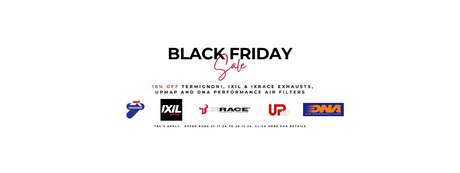 Black Friday 2024: 10% Off Premium Motorcycle Parts! - Motorcycle Performance Store