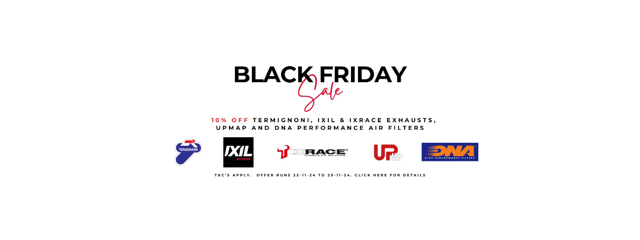 Black Friday 2024: 10% Off Premium Motorcycle Parts!