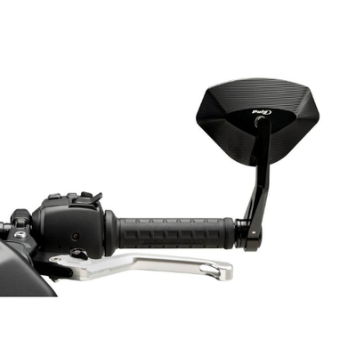 Puig Hi-Tech 5 Black Bar End Mirrors