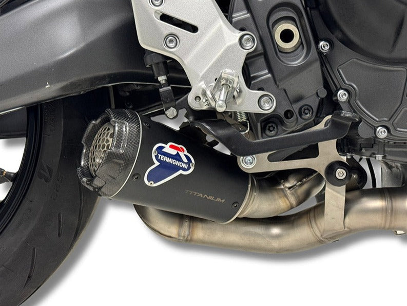 Termignoni GP2R Black Titanium Full System Yamaha MT-09 2021-24 - Motorcycle Performance Store