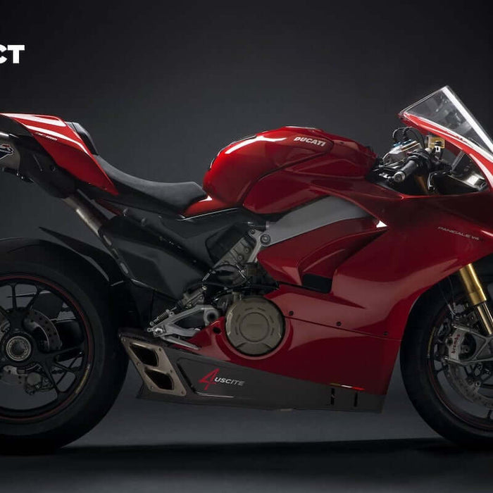 The Ducati Panigale V4 looks good wearing Termignoni