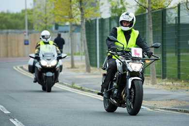 The change to category A motorcycle bike tests