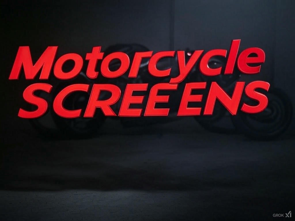 Upgrade Your Ride: The Best Motorcycle Screens for Style and Performance