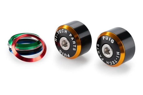 Puig Balance bar end weights aluminium motorcycle handlebar ends with colour ring