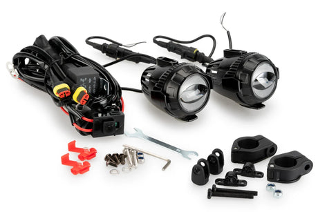 Puig Beam 3.0 auxiliary LED motorcycle lights aluminium housing spotlights