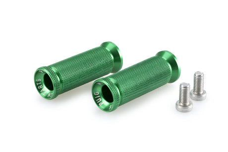 Puig Evolution footpegs anodised aluminium diamond grip motorcycle footrests