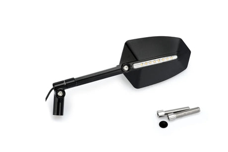 Puig GTI mirror billet aluminium anodised motorcycle mirror with integrated indicator