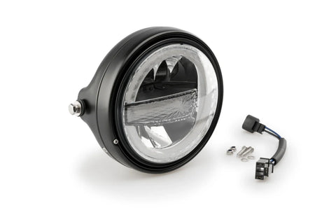 Puig LED Lumen R motorcycle headlight neo retro sport LED aluminium housing