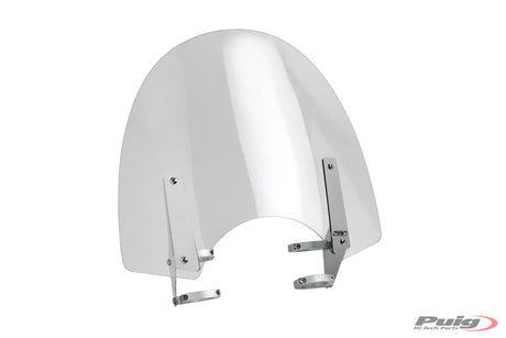 Puig Sunset windscreen with large clear polycarbonate design