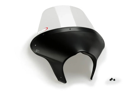 Puig Touring Batwing semi-fairing with adjustable clear PMMA windscreen