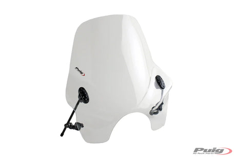Puig Touring I windscreen with tall profile for round headlights