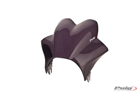 Puig Wave screen with polycarbonate construction and short curved profile