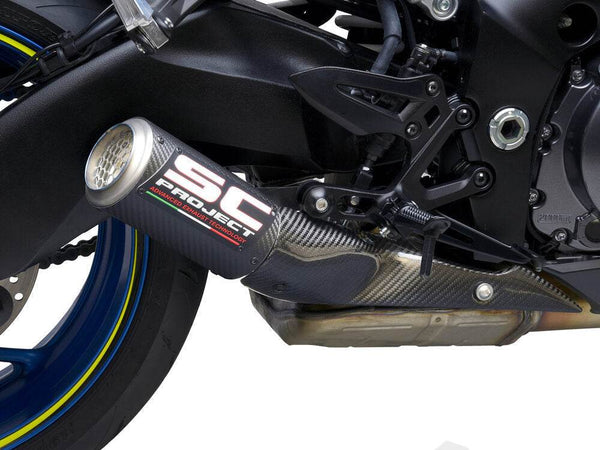 SC Project CR-T Carbon Silencer Suzuki GSX-S1000 2021-25 - Motorcycle Performance Store