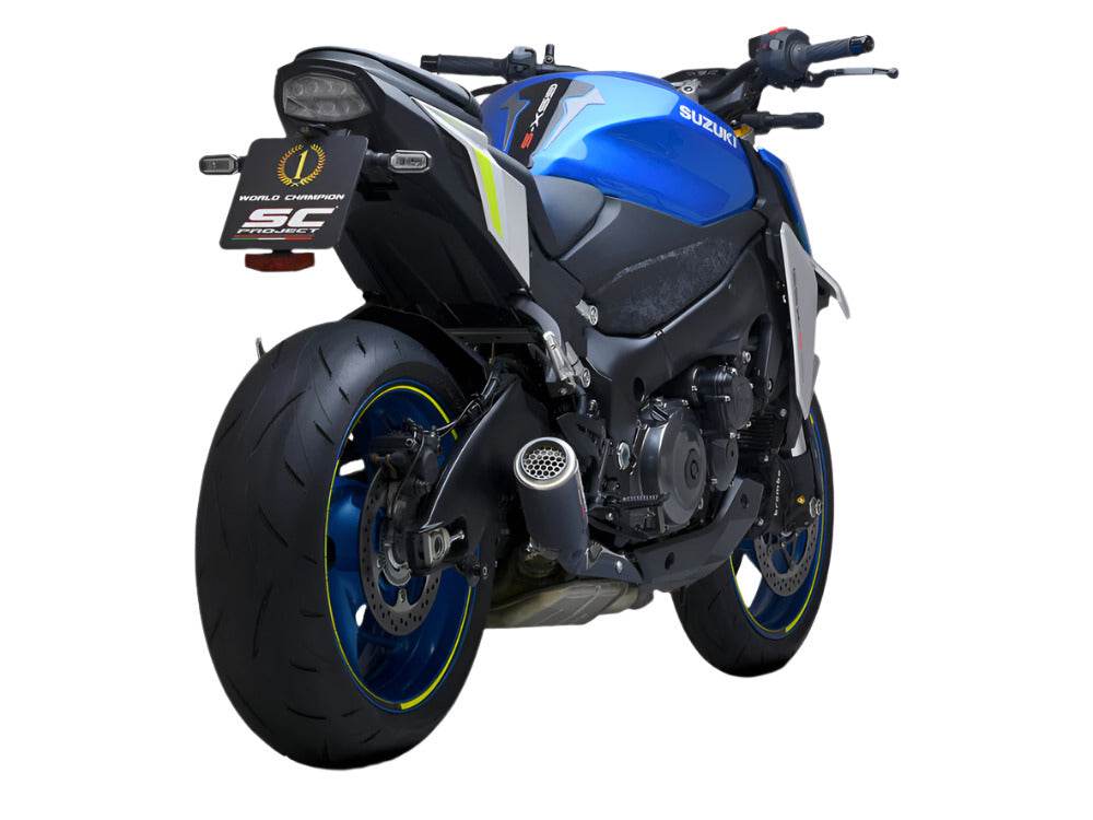 SC Project CR-T Carbon Silencer Suzuki GSX-S1000 2021-25 - Motorcycle Performance Store