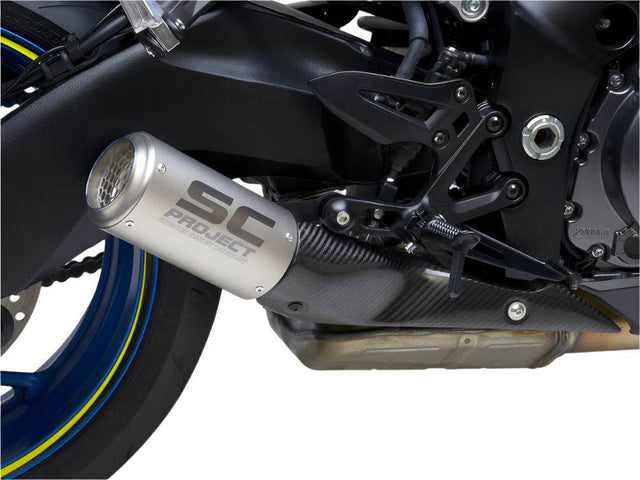 SC Project CR-T Titanium Silencer Suzuki GSX-S1000 2021-25 - Motorcycle Performance Store