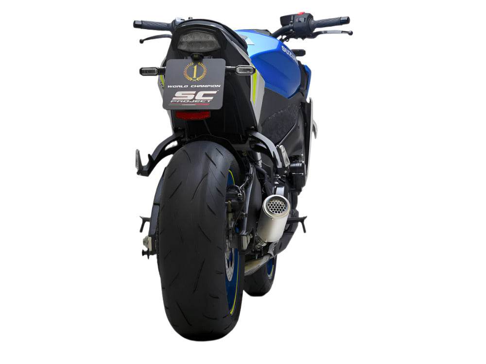 SC Project CR-T Titanium Silencer Suzuki GSX-S1000 2021-25 - Motorcycle Performance Store