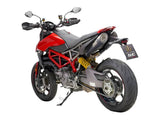 SC Project S1 Matt Black Titanium Silencers Ducati Hypermotard 950 2021-25 - Motorcycle Performance Store