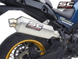 SC Project Rally Raid Titanium Silencer CF Moto 800 MT 2022-25 - Motorcycle Performance Store