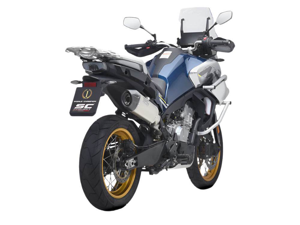 SC Project X-Plorer II Titanium Silencer CF Moto 800 MT 2022-25 - Motorcycle Performance Store