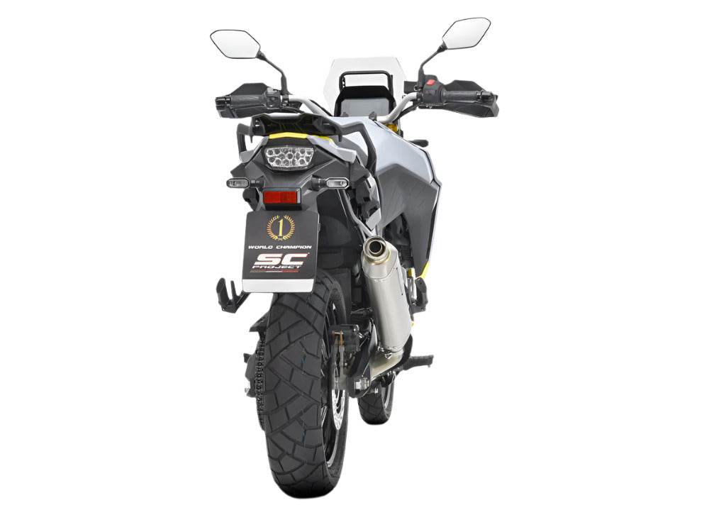 SC Project Rally Raid Titanium Silencer Suzuki V-Strom 800 (DE/SE) 2023-25 - Motorcycle Performance Store