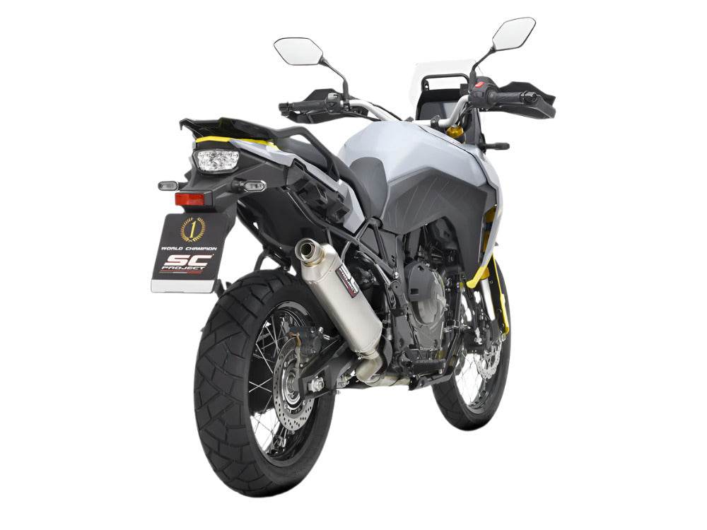 SC Project Rally Raid Titanium Silencer Suzuki V-Strom 800 (DE/SE) 2023-25 - Motorcycle Performance Store