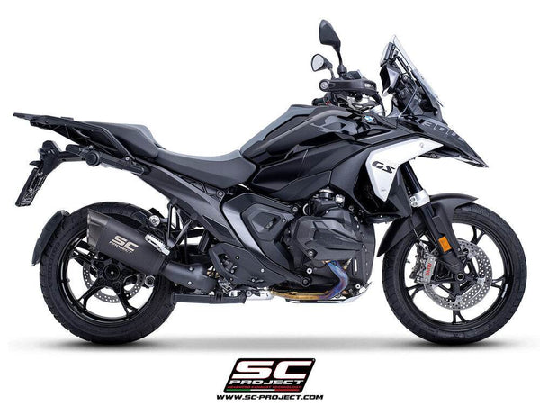 SC Project Adventure-R Black Titanium Silencer (Pannier Compatible) BMW R1300GS 2023-25 - Motorcycle Performance Store