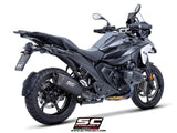 SC Project Adventure-R Black Titanium Silencer (Pannier Compatible) BMW R1300GS 2023-25 - Motorcycle Performance Store