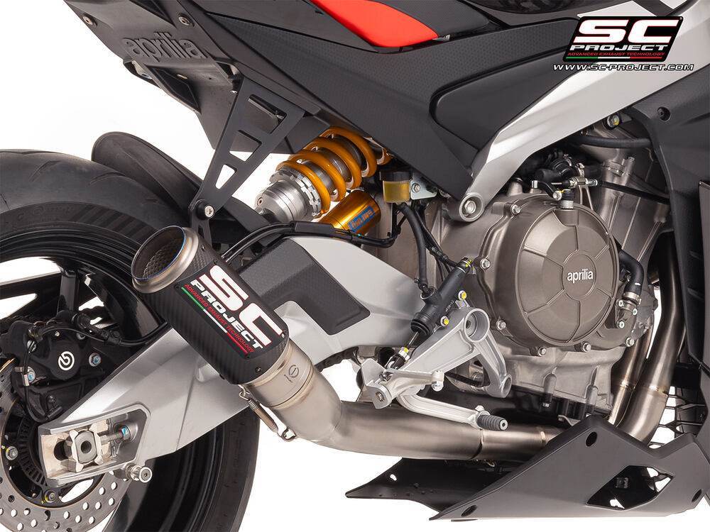 SC Project 2-1 CR-T Carbon Full System Aprilia Tuono 660 2025 - Motorcycle Performance Store