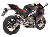 SC Project 2-1 CR-T Carbon Stoneguard Exhaust System Aprilia Tuono 660 2025 - Motorcycle Performance Store