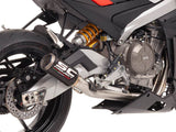SC Project 2-1 CR-T Carbon Stoneguard Exhaust System Aprilia Tuono 660 2025 - Motorcycle Performance Store