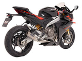 SC Project 2-1 CR-T Titanium Stoneguard Exhaust System Aprilia Tuono 660 2025 - Motorcycle Performance Store