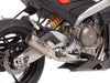 SC Project 2-1 CR-T Titanium Stoneguard Exhaust System Aprilia Tuono 660 2025