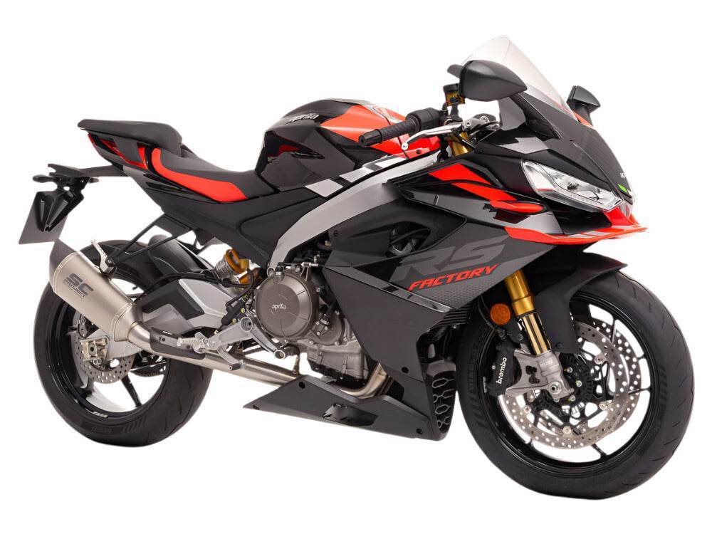 SC Project 2-1 SC1-R Titanium Exhaust System Aprilia Tuono 660 2025 - Motorcycle Performance Store