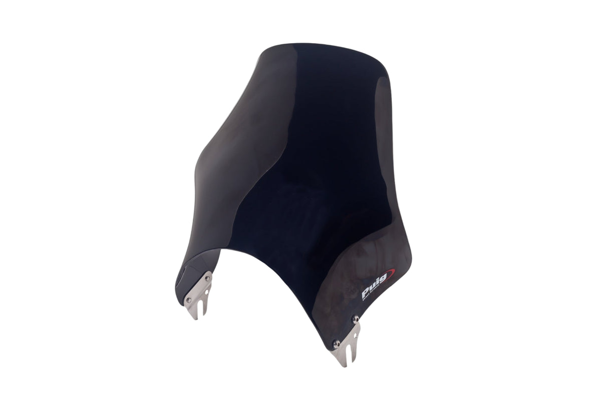 Puig naked Black universal screen for round headlight motorcycles 